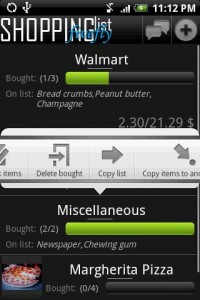 Lista de compras en tu Android 1