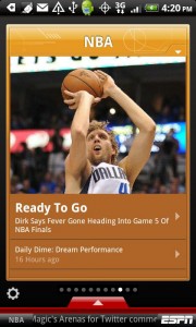 ESPN ScoreCenter para Android 2