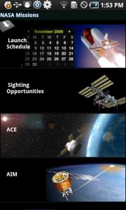 La aplicación oficial de la NASA para Android 1